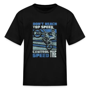 Biker Hard Rock Husqvarna Sport - Kid's T-Shirt - black - Front