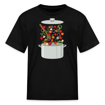 Stew Explosion - Kid's T-Shirt - black - Front