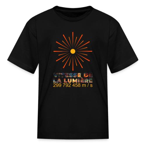 Speed of light - Kid's T-Shirt