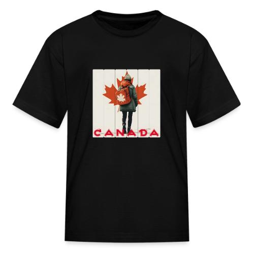 Canada: Proud Canadian Woman - Kid's T-Shirt