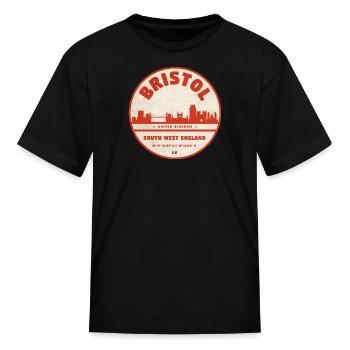 Bristol Uk - Kid's T-Shirt - black - Front