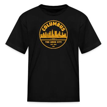 Columbus Ohio - Kid's T-Shirt - black - Front