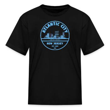 Ville d’Atlantique - T-shirt Enfant - noir - Devant