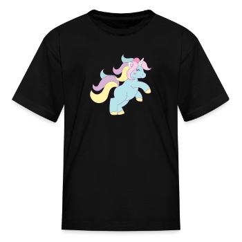 Princess Unicorn - Kid's T-Shirt - black - Front