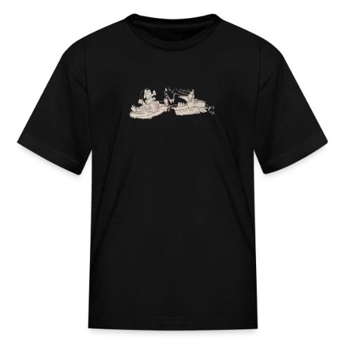 Kids battleship - Kid's T-Shirt