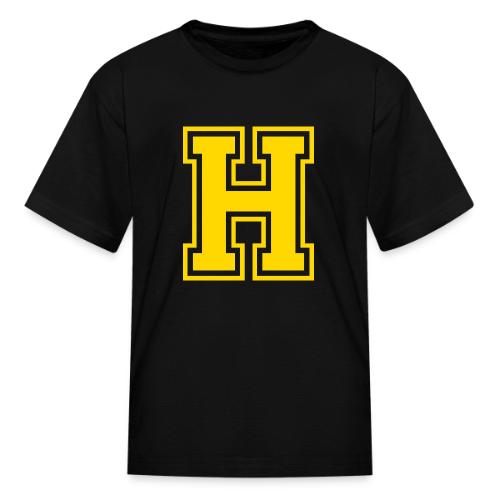 Letter H – Capital Athletic Alphabet Monogram - Kid's T-Shirt