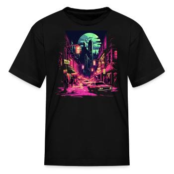 Neon Soul - Kid's T-Shirt - black - Front