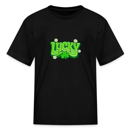 Lucky 70s Retro T-Shirt - Kid's T-Shirt