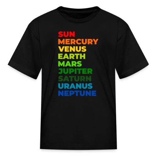 Color the solar system - Kid's T-Shirt