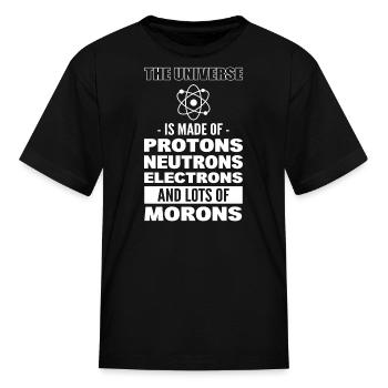 Science Professor - Kid's T-Shirt - black - Front