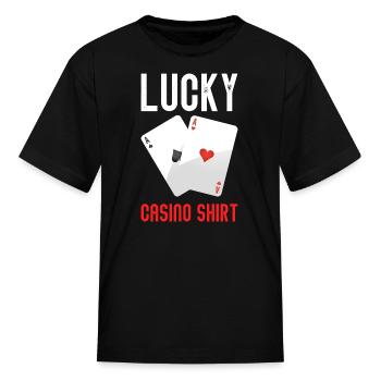 Lucky Casino - Kid's T-Shirt - black - Front