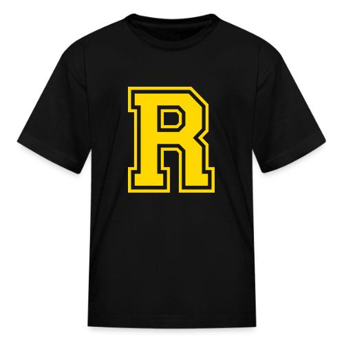 Letter R – Capital Athletic Alphabet Monogram - Kid's T-Shirt