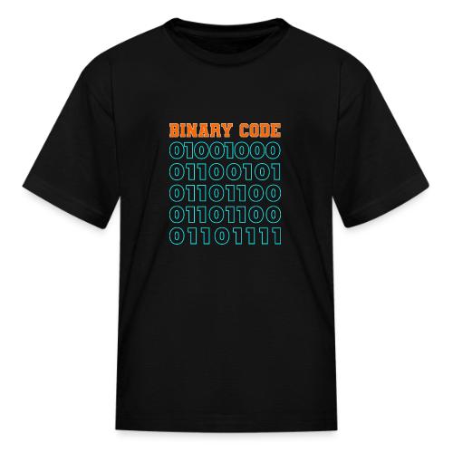 Say Hello in Binary code - Kid's T-Shirt