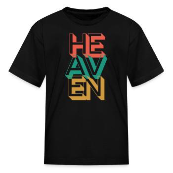 Retro Heaven - Kid's T-Shirt - black - Front