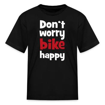 bike - Kid's T-Shirt - black - Front