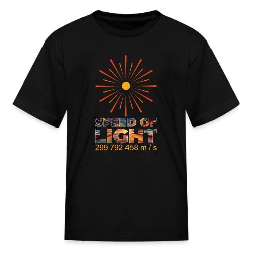 Speed of light - Kid's T-Shirt
