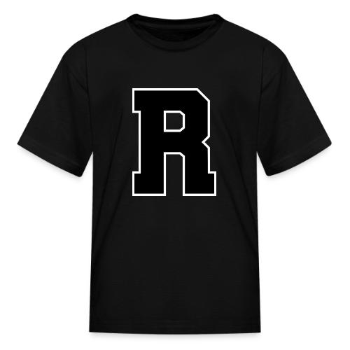 Varsity Letter R Athletic Monogram - Kid's T-Shirt