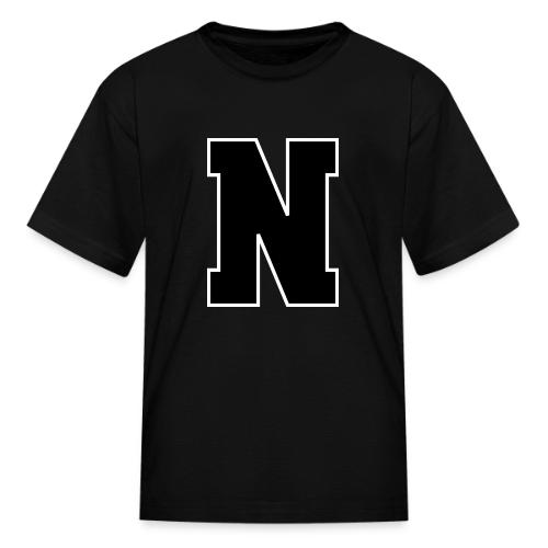 Varsity Letter N Athletic Font Graphic - Kid's T-Shirt