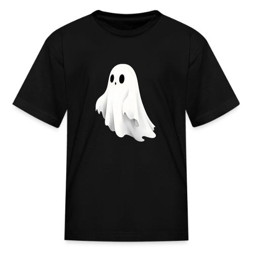 Cute Ghost Cartoon Design - Kid's T-Shirt