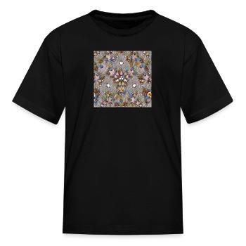 Abstract Symmetry - Kid's T-Shirt - black - Front