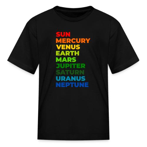 Color the solar system - Kid's T-Shirt