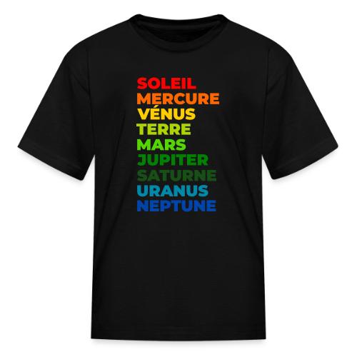 Solar System in Color - Kid's T-Shirt