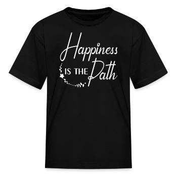 Zen Inspiring Quote - Kid's T-Shirt - black - Front