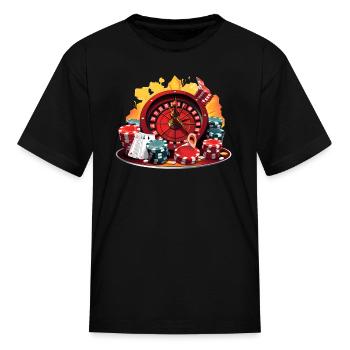 Casino - Kid's T-Shirt - black - Front