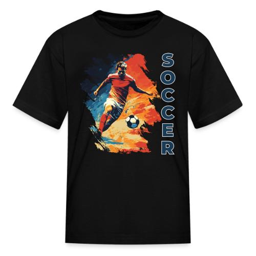 Soccer Action Pulse - Kid's T-Shirt