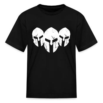 Spartans - Kid's T-Shirt - black - Front