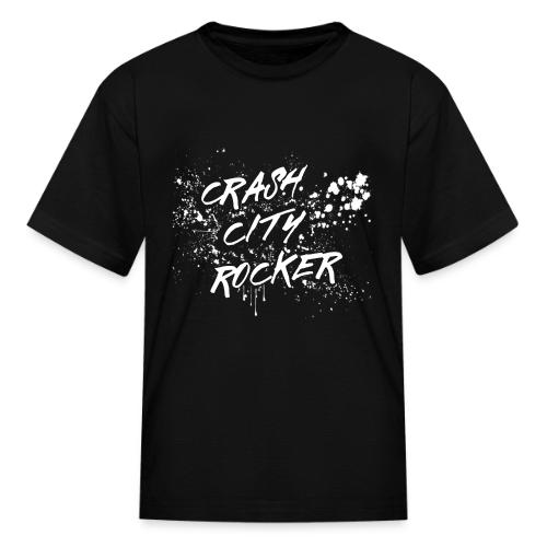CRASH CITY ROCKER SPLATTER - Kid's T-Shirt