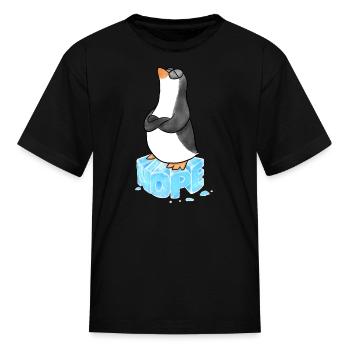 NOPE - Kid's T-Shirt - black - Front