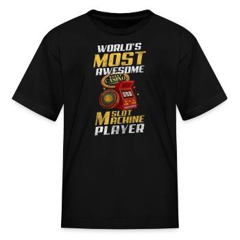 Casino Money Gambling - Kid's T-Shirt - black - Front