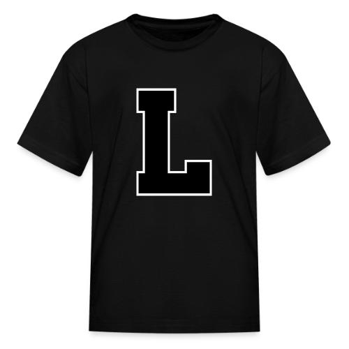 Varsity Letter L Athletic Monogram - Kid's T-Shirt