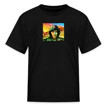 Neil Young Neil Young Rock Music Band CD - Kid's T-Shirt - black - Front