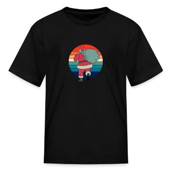 Santa Claus - Kid's T-Shirt - black - Front