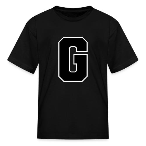 Varsity Letter G Collegiate Alphabet Art - Kid's T-Shirt
