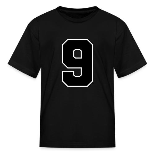 Varsity Number 9 Athletic Font - Kid's T-Shirt