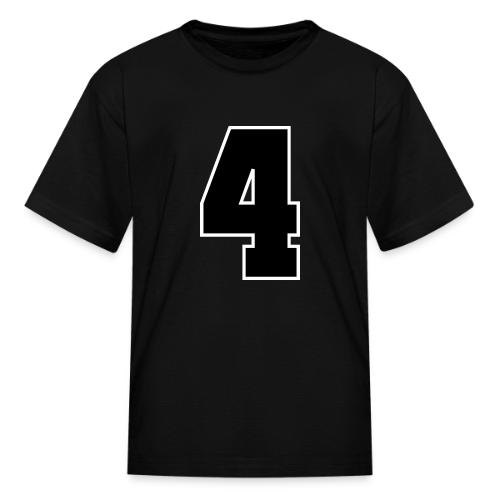 Varsity Number 4 College Style - Kid's T-Shirt
