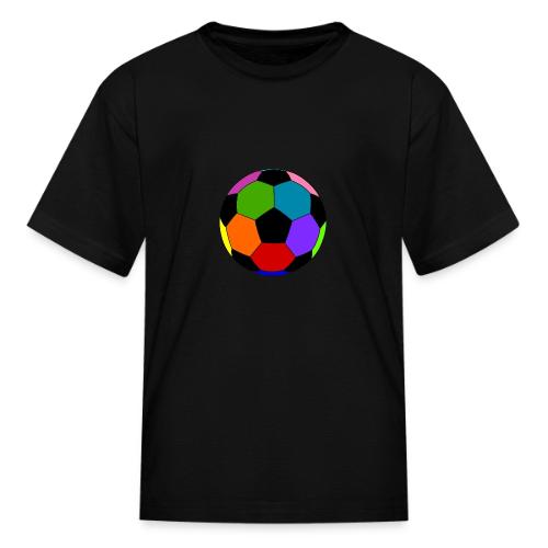 Multi-colored soccer ball - Kid's T-Shirt