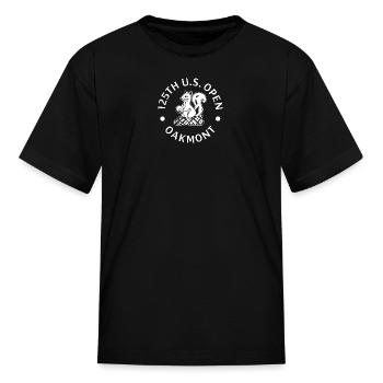 125 th us open oakmont - Kid's T-Shirt - black - Front