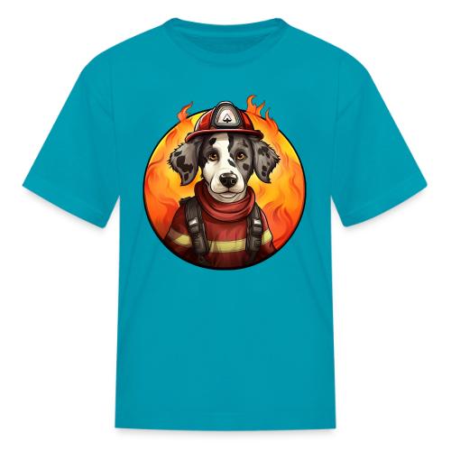 Dog Firefighter - Kid's T-Shirt