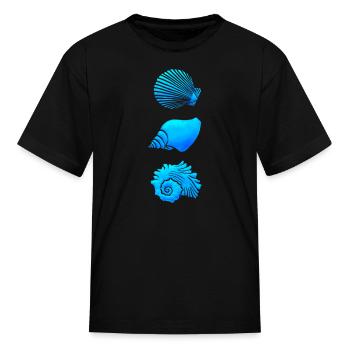 Coquillages - T-shirt Enfant - noir - Devant