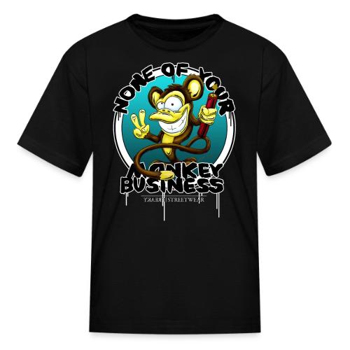 no monkey busin - Kid's T-Shirt