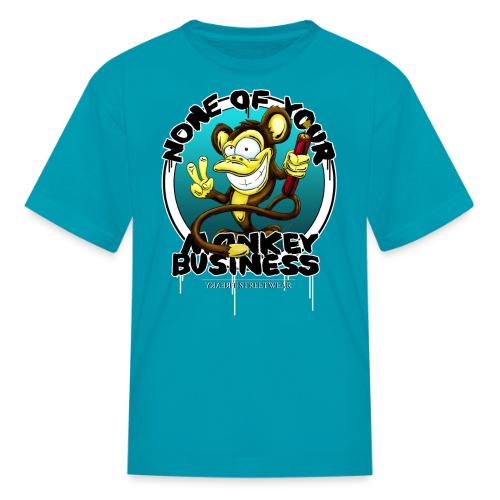 no monkey busin - Kid's T-Shirt