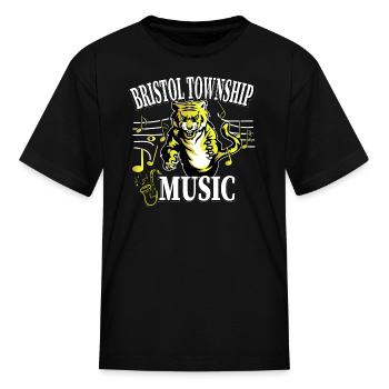 Bristol township Band shirt - Kid's T-Shirt - black - Front