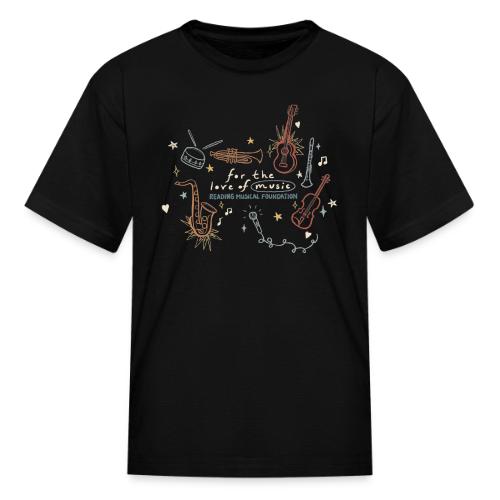 RMF Instrument Doodle Design - Kid's T-Shirt