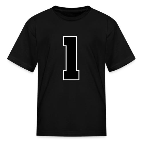 Varsity Number 1 Athletic Style - Kid's T-Shirt