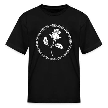 Pro Choice Pro Pro Black Pro Queen Feminist Empow - Kid's T-Shirt - black - Front