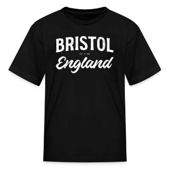 Bristol England - Kid's T-Shirt - black - Front